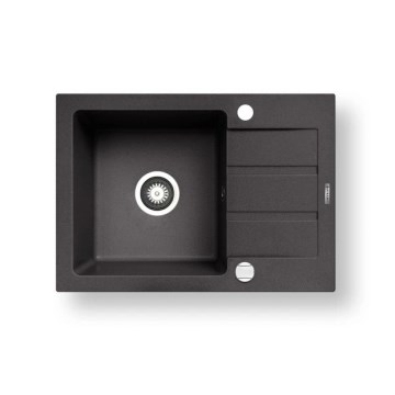 Pyramis 70166501 - Kitchen sink NEXT 62x44 cm granite/black matte