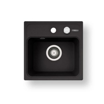 Pyramis 70168201 - Kitchen sink CAMEA MINI 40x40 cm granite/black