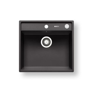 Pyramis 70168301 - CAMEA Kitchen Sink 50 x 53 cm, Granite/Black
