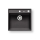 Pyramis 70168301 - CAMEA Kitchen Sink 50x53 cm, Granite/Black