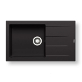 Pyramis 70217801 - Kitchen sink ATHLOS 86x50 cm granite/black matte