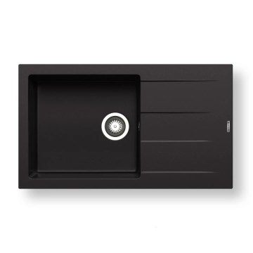 Pyramis 70217801 - Kitchen sink ATHLOS 86x50 cm granite/black matte