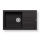 Pyramis 70217801 - Kitchen sink ATHLOS 86x50 cm granite/black matte