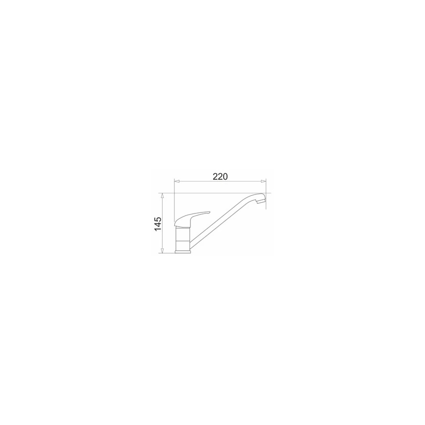 Pyramis 90918401 - Sink tap ASALIA black