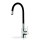 Pyramis 90919638 - Sink tap with flexible arm FLESSI black