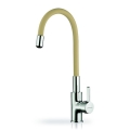 Pyramis 90938101 - Sink tap with flexible arm FLESSI beige