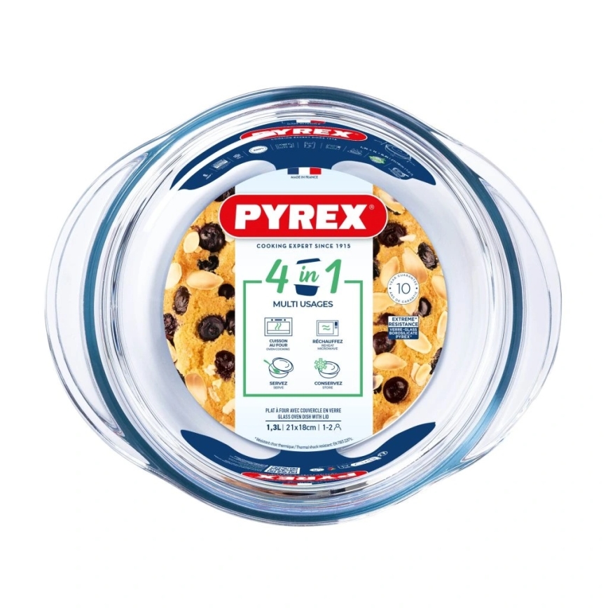 PYREX 1.3 L Baking Dish with Lid