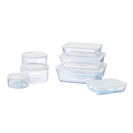 PYREX 2.6 L Glass Food Storage Container