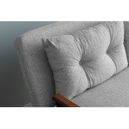 QIRA Two-Seater Sofa Bed, Grey