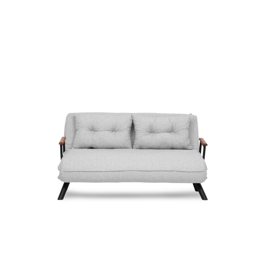 QIRA Two-Seater Sofa Bed, Grey