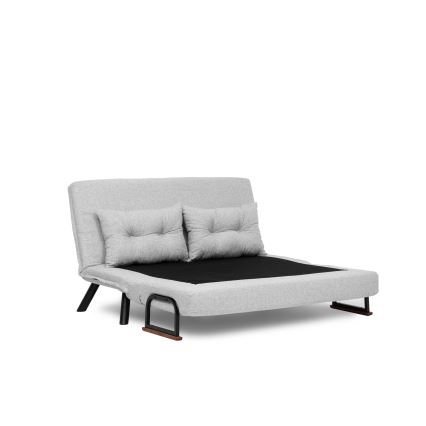 QIRA Two-Seater Sofa Bed, Grey