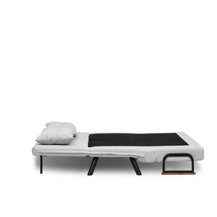 QIRA Two-Seater Sofa Bed, Grey