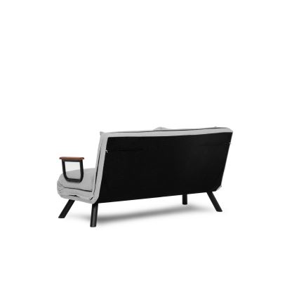 QIRA Two-Seater Sofa Bed, Grey