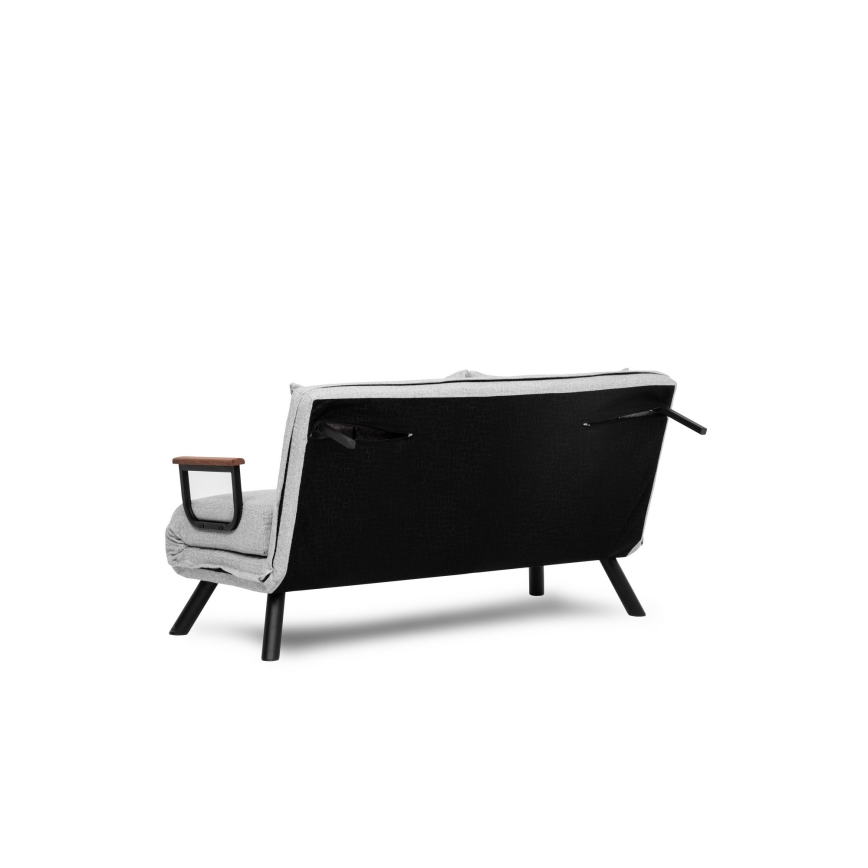 QIRA Two-Seater Sofa Bed, Grey