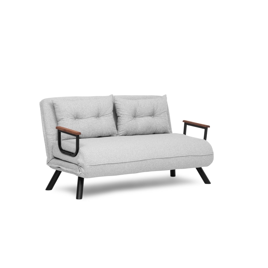 QIRA Two-Seater Sofa Bed, Grey