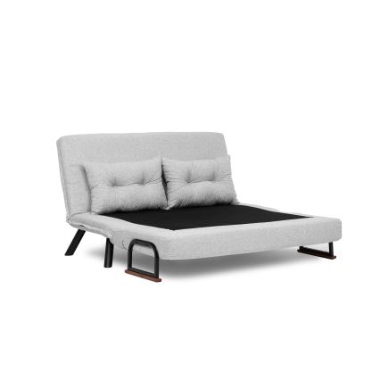 QIRA Two-Seater Sofa Bed, Grey