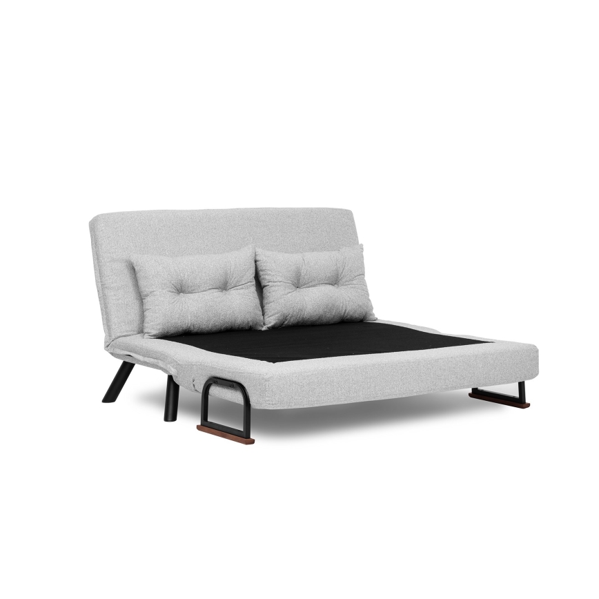 QIRA Two-Seater Sofa Bed, Grey