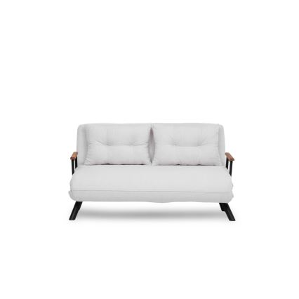 QIRA Two-Seater Sofa Bed — White