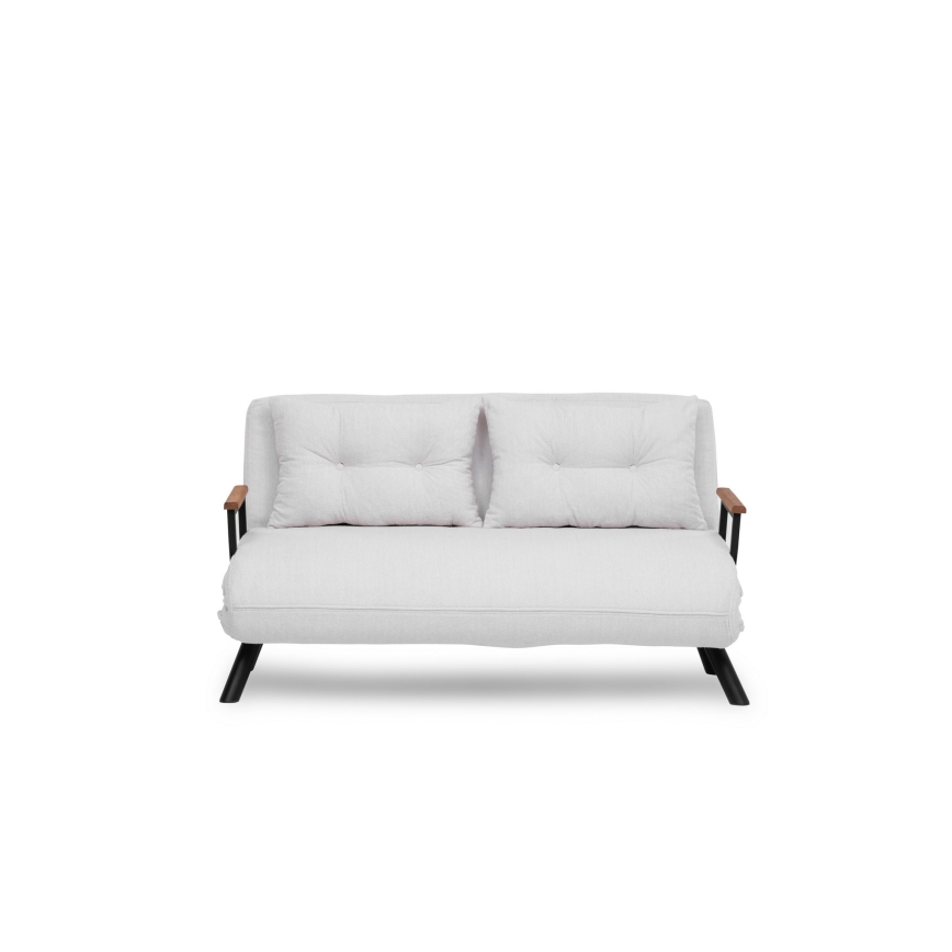 QIRA Two-Seater Sofa Bed — White