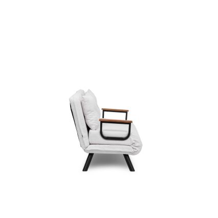 QIRA Two-Seater Sofa Bed — White