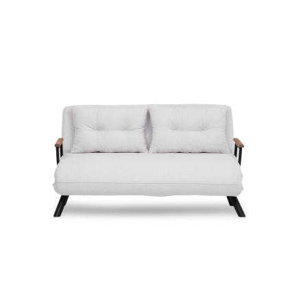 QIRA Two-Seater Sofa Bed — White