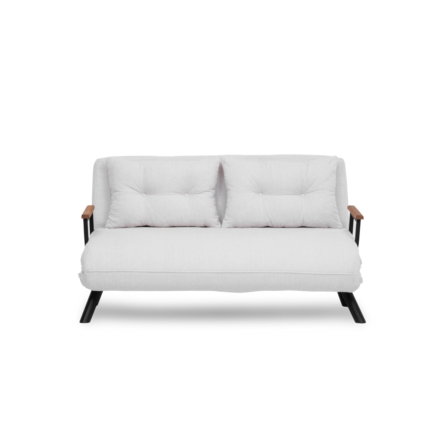 QIRA Two-Seater Sofa Bed — White