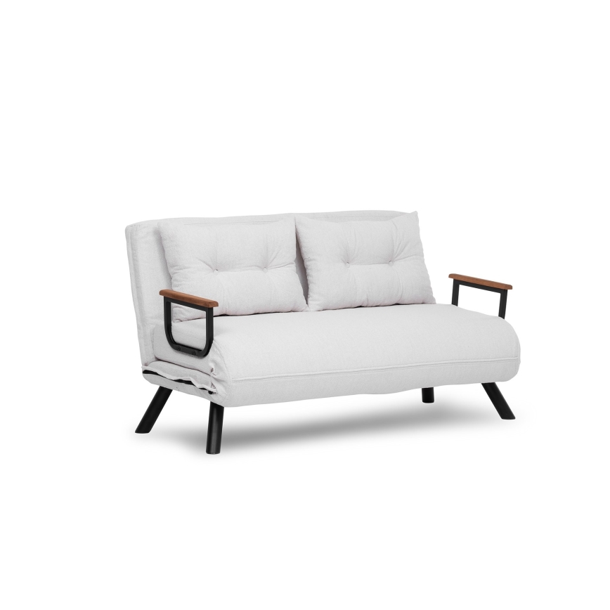 QIRA Two-Seater Sofa Bed — White
