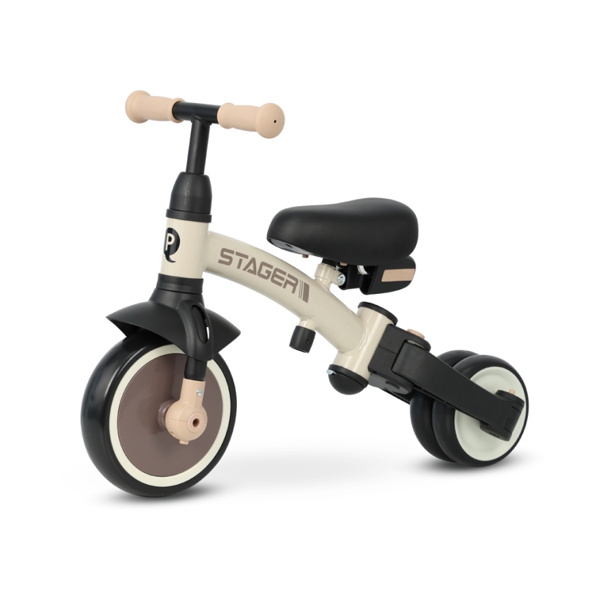 QPlay - 3-in-1 STAGER Children's Tricycle, Beige