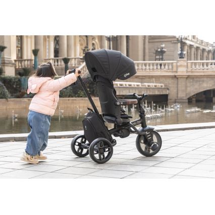 QPlay - 8-in-1 COMFO MAX Children's Tricycle, Black