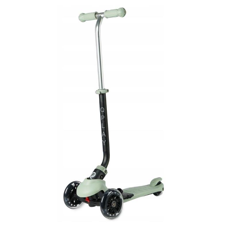 QPlay - Children's 5-in-1 SEMA PRO Scooter with LED Wheels, Green