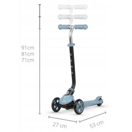 QPlay - Children's scooter 4in1 SEMA blue