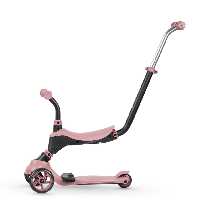 QPlay - Children's scooter 4in1 SEMA pink