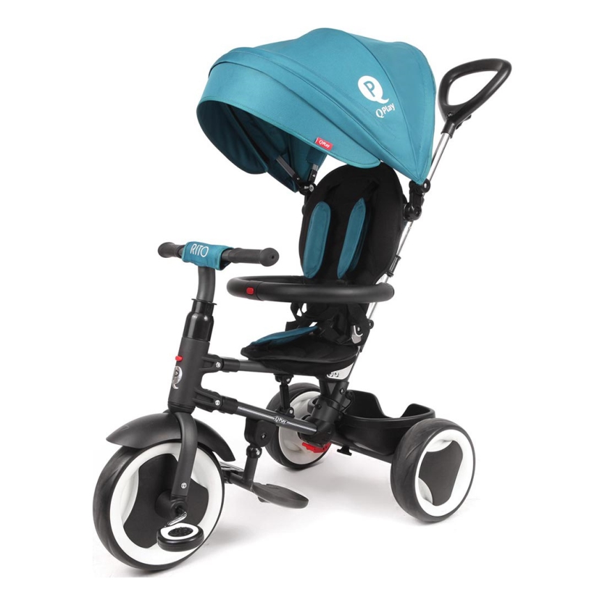 QPlay - Children's tricycle 3in1 RITO EVO turquoise
