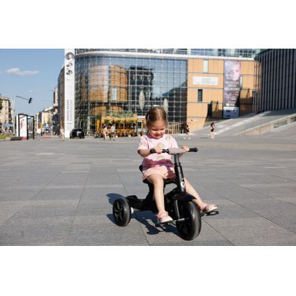 QPlay - Children's tricycle 3in1 RITO STAR light grey