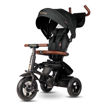 QPlay - Children's tricycle RITO DELUXE (Limited special edition) black