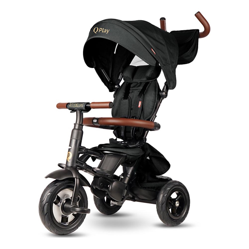 QPlay - Children's tricycle RITO DELUXE (Limited special edition) black