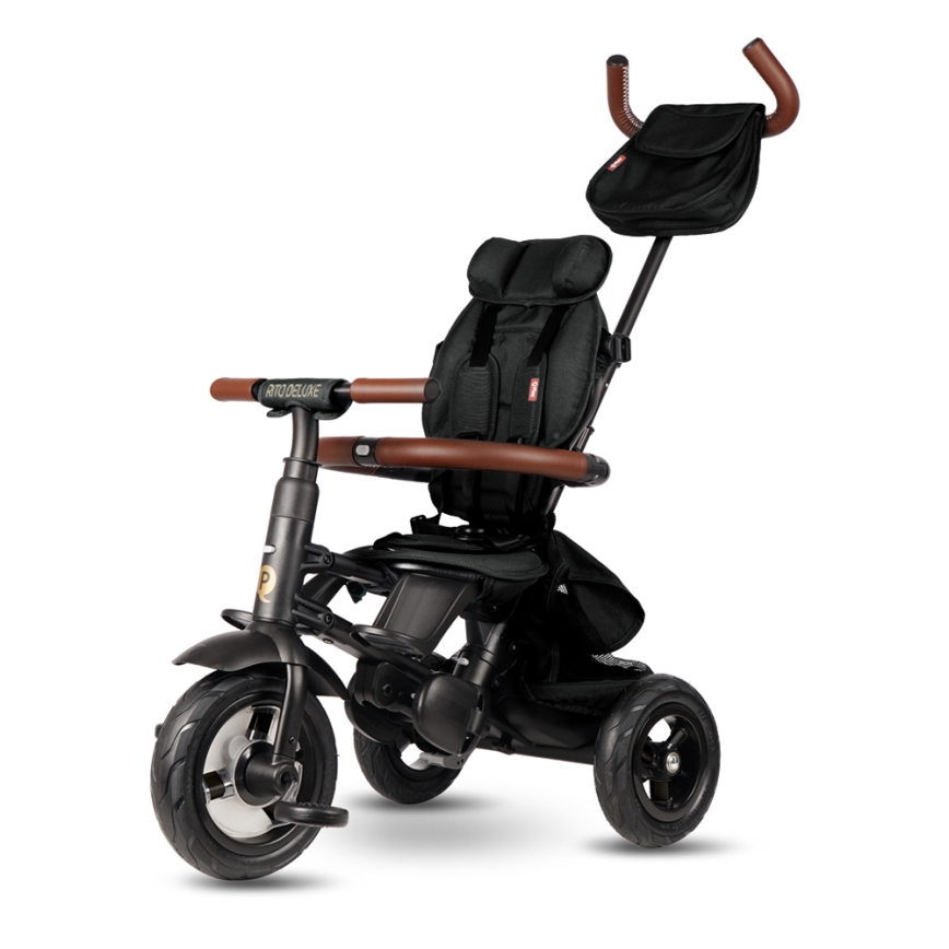 QPlay - Children's tricycle RITO DELUXE (Limited special edition) black