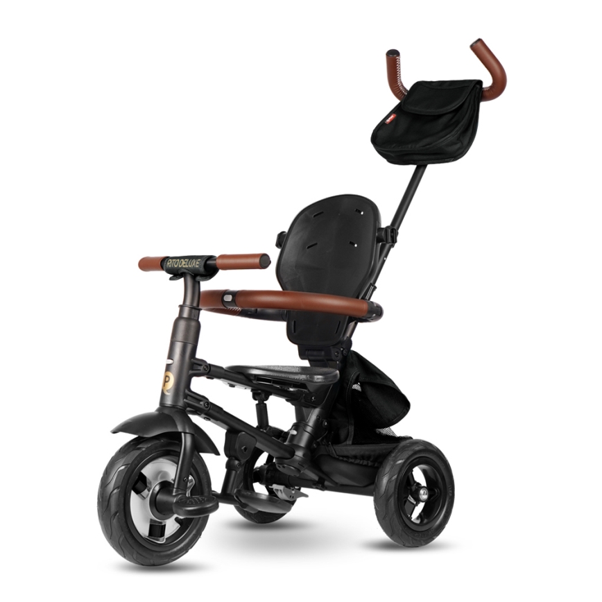 QPlay - Children's tricycle RITO DELUXE (Limited special edition) black