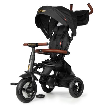 QPlay - Children's tricycle RITO DELUXE (Limited special edition) black