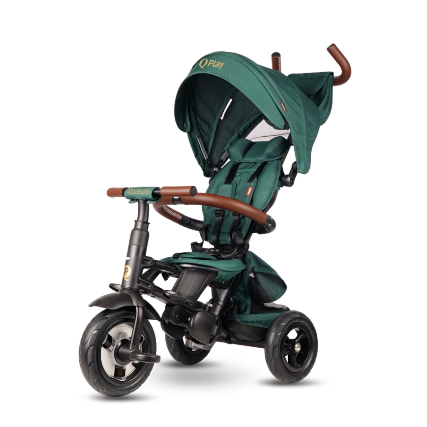 QPlay - Children's tricycle RITO DELUXE (Limited special edition) green