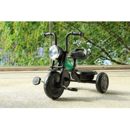 QPlay - Children's tricycle TRIDURO black/green