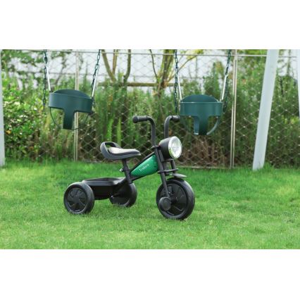 QPlay - Children's tricycle TRIDURO black/green