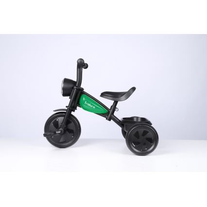 QPlay - Children's tricycle TRIDURO black/green