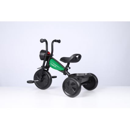 QPlay - Children's tricycle TRIDURO black/green