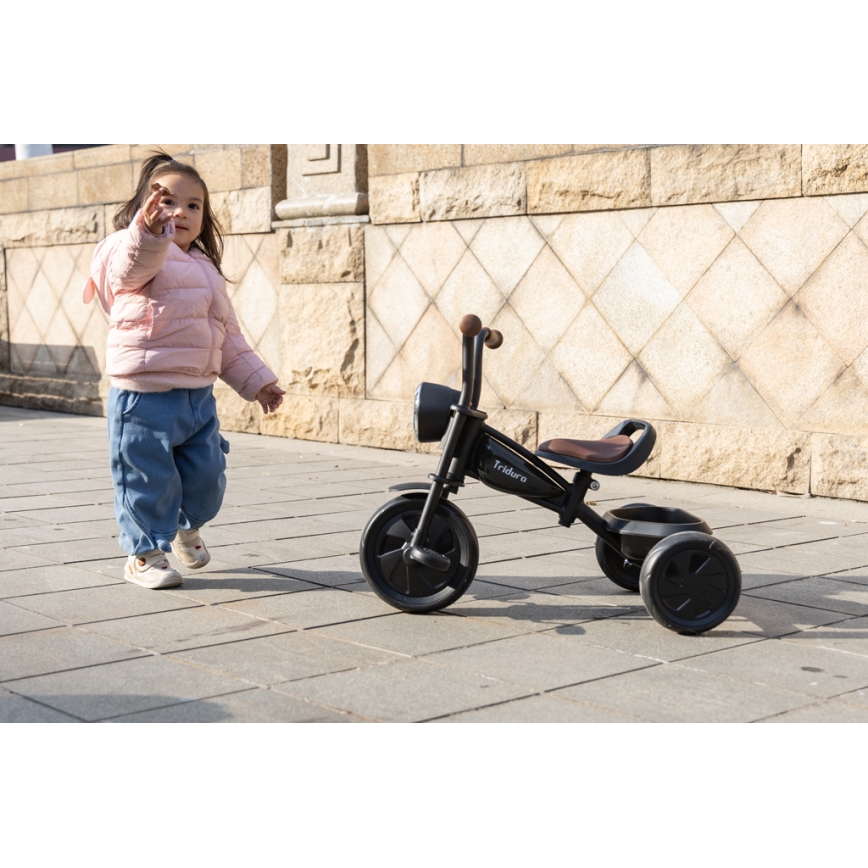 QPlay - Children's tricycle TRIDURO black