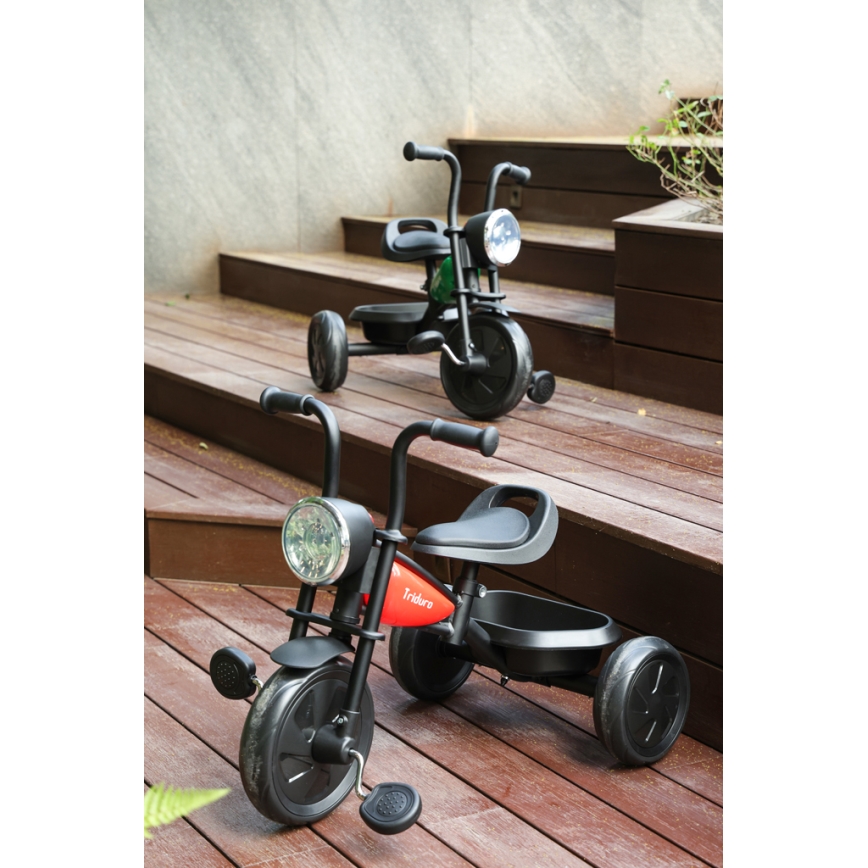 QPlay - Children's tricycle TRIDURO black
