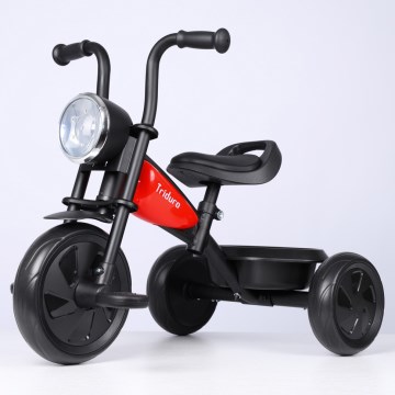 QPlay - Children's tricycle TRIDURO black/red