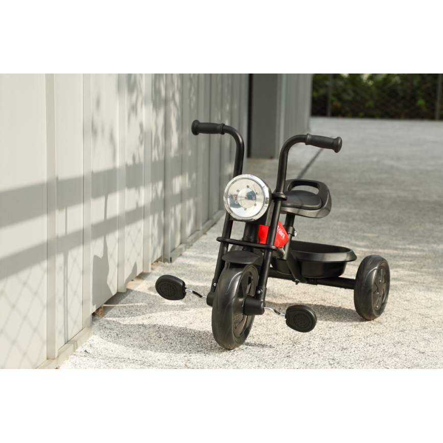 QPlay - Children's tricycle TRIDURO black/red