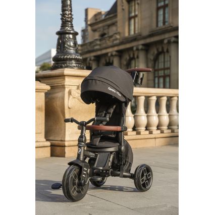 QPlay - COMFO MAX 7-in-1 Kids' Tricycle, Black