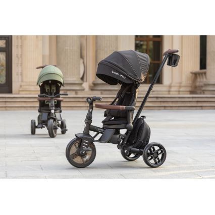 QPlay - COMFO MAX 7-in-1 Kids' Tricycle, Black